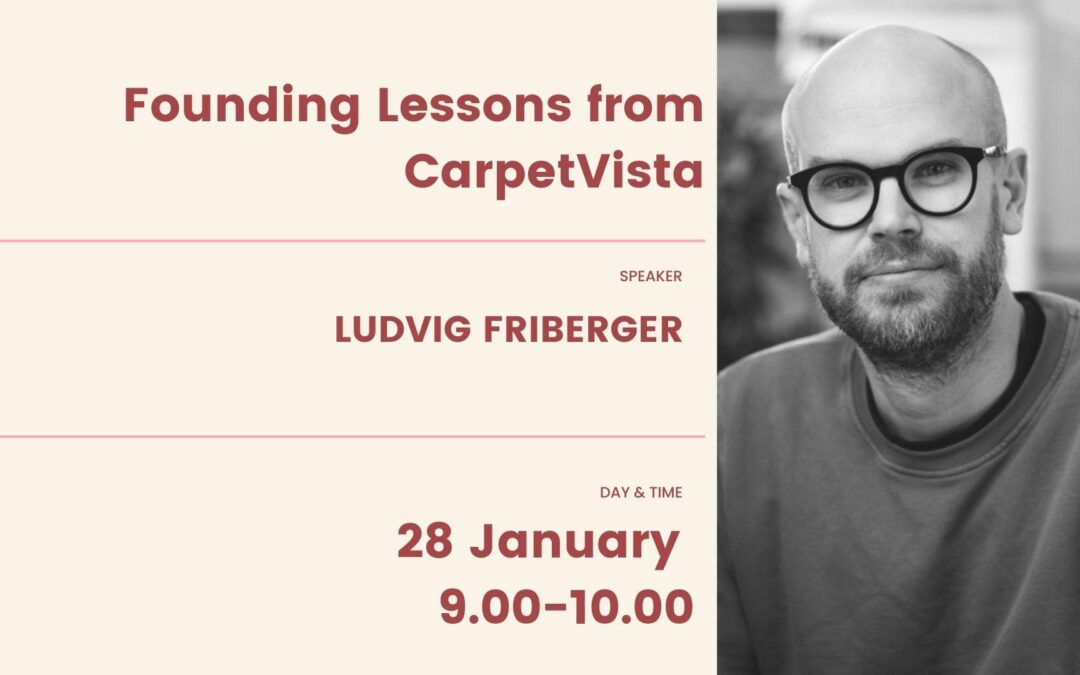 Interview with Ludvig Friberger: Founding Lessons from CarpetVista